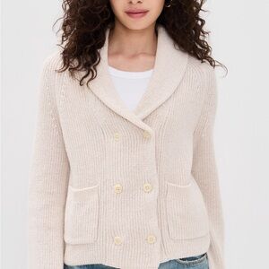 Alex Mill Women's Cream Cardigan Sweater